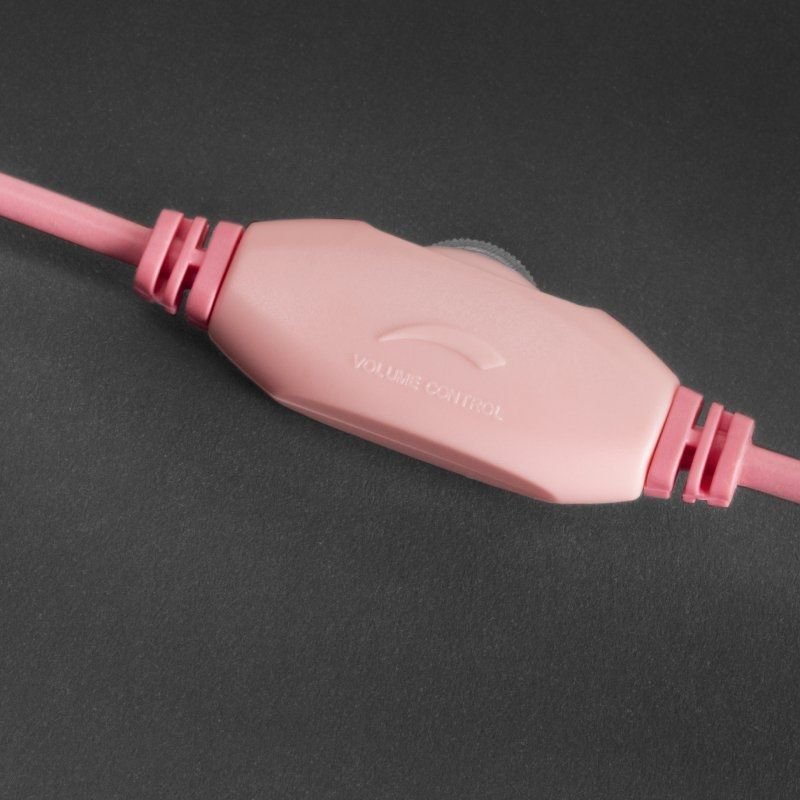 Mars Gaming MH122| Conector 3.5| Fones de Ouvido Rosa para Jogos com Microfone