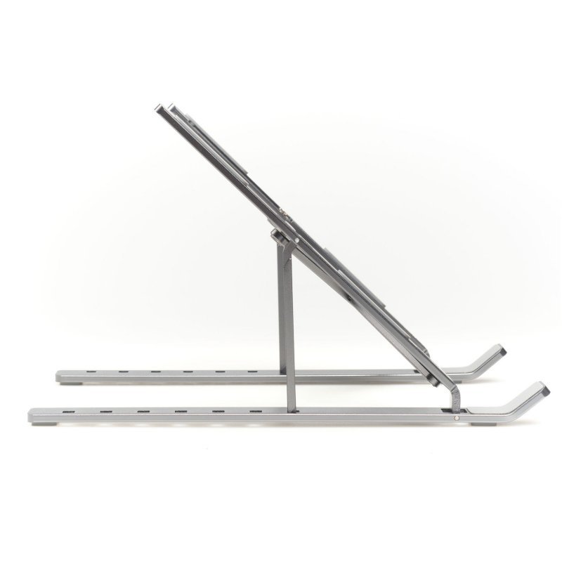 Iggual Suporte portátil dobrável para elevador 17" cinza