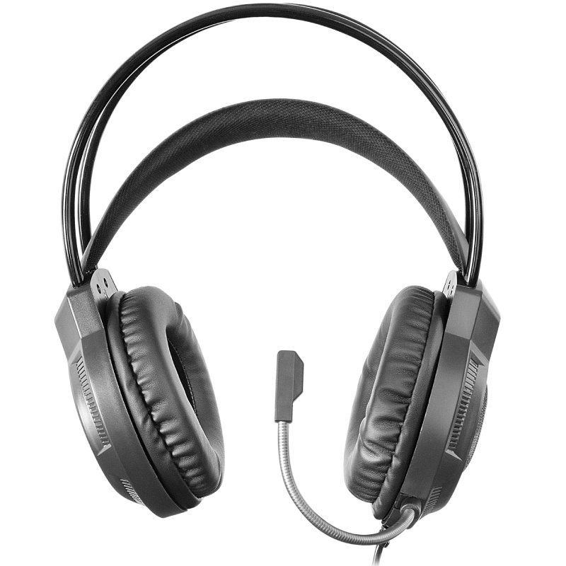 Mars Gaming MH124| Conector 3.5| Fones de Ouvido Pretos para Jogos com Microfone