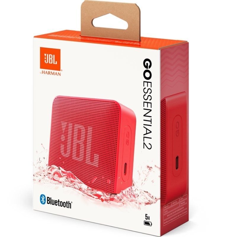 JBL Go Essential 2 Bluetooth Speaker | 3.1W| 1.0| Vermelho