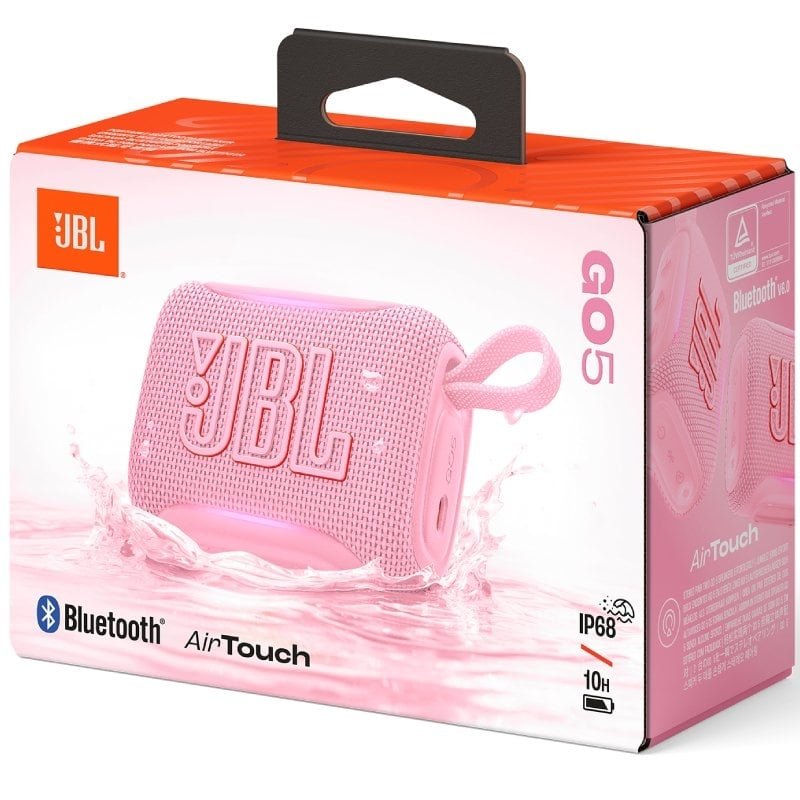 Orador JBL GO 5 Bluetooth | 4.8W| 1.0| Cor de rosa