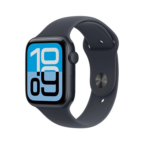 Apple Watch SE3| GPS| 44mm| Caixa de alumínio da meia-noite| cinta de esportes m|l preto