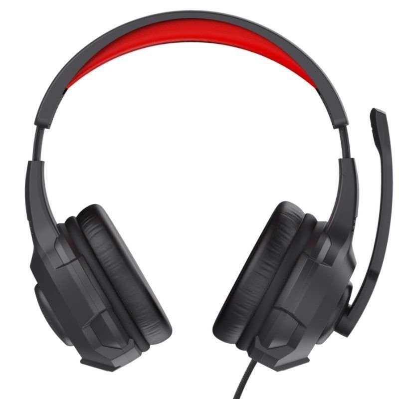 Confie nos Fones de Ouvido Gaming Gaming com Microfone 24785| Conector 3.5|Vermelho e Preto