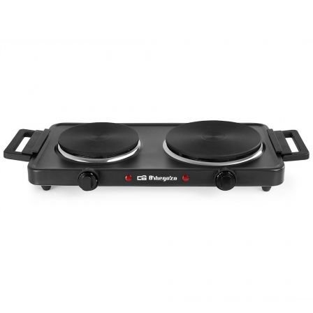 Orbegozo PE2855 Fogão Elétrico | 2 placas 155 e 185mm | 1000W - 1500W