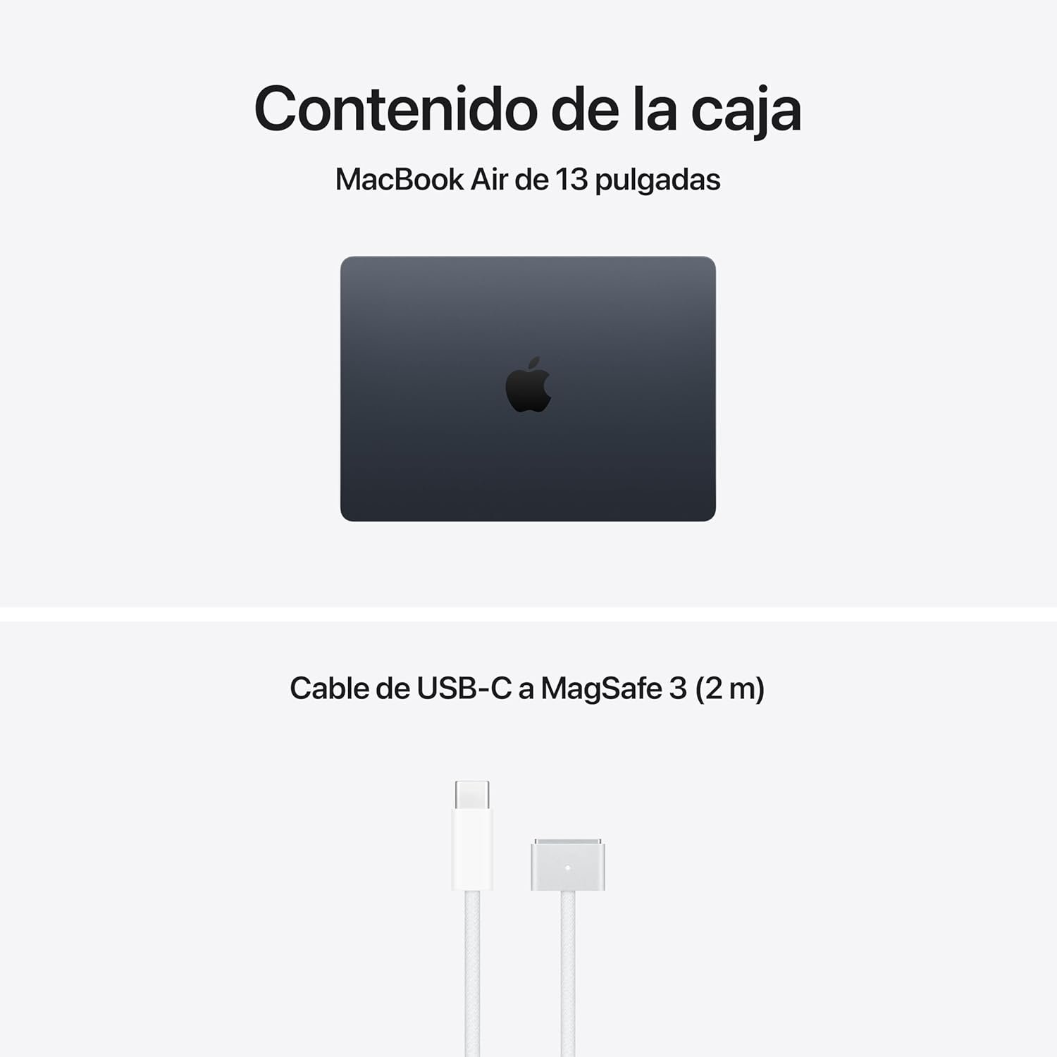 Apple Macbook Air 13,6"| CPU M5 de 10 núcleos| 16GB| SSD de 512GB| GPU de 8 núcleos| Meia-noite