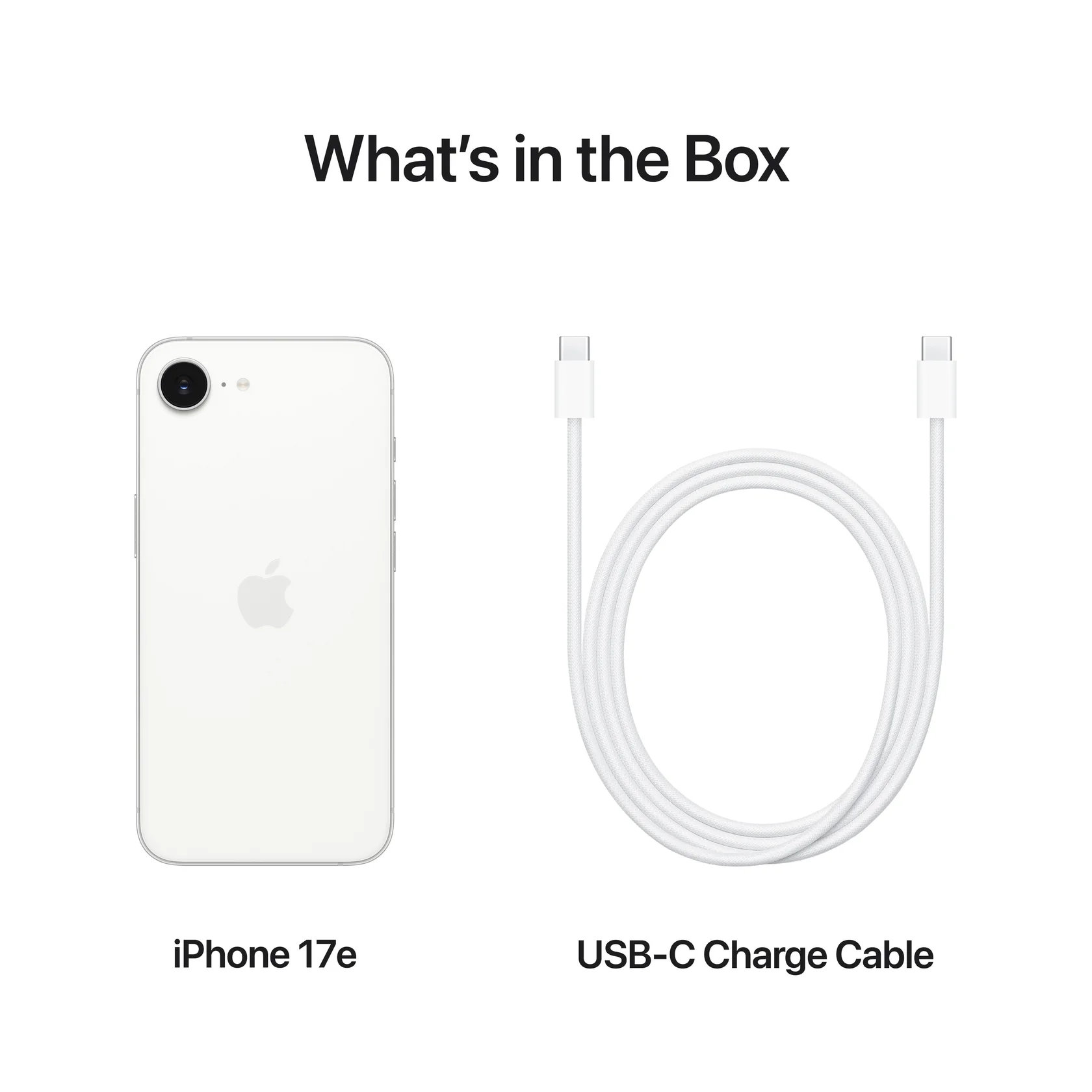 Smartphone Apple iPhone 17e 512GB| 6.1'| 5G| Branco