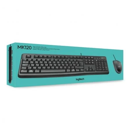 Teclado e Mouse Logitech Desktop MK120