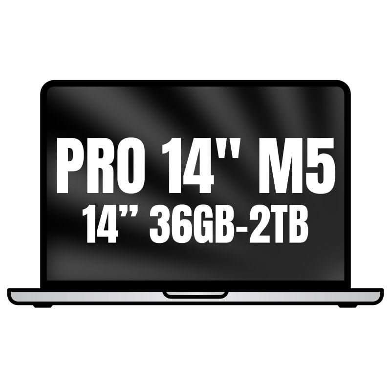 Apple MacBook Pro 14"|M5 Max 36-CPU Core| 36GB| SSD de 2 TB|GPU de 32 núcleos|Prata