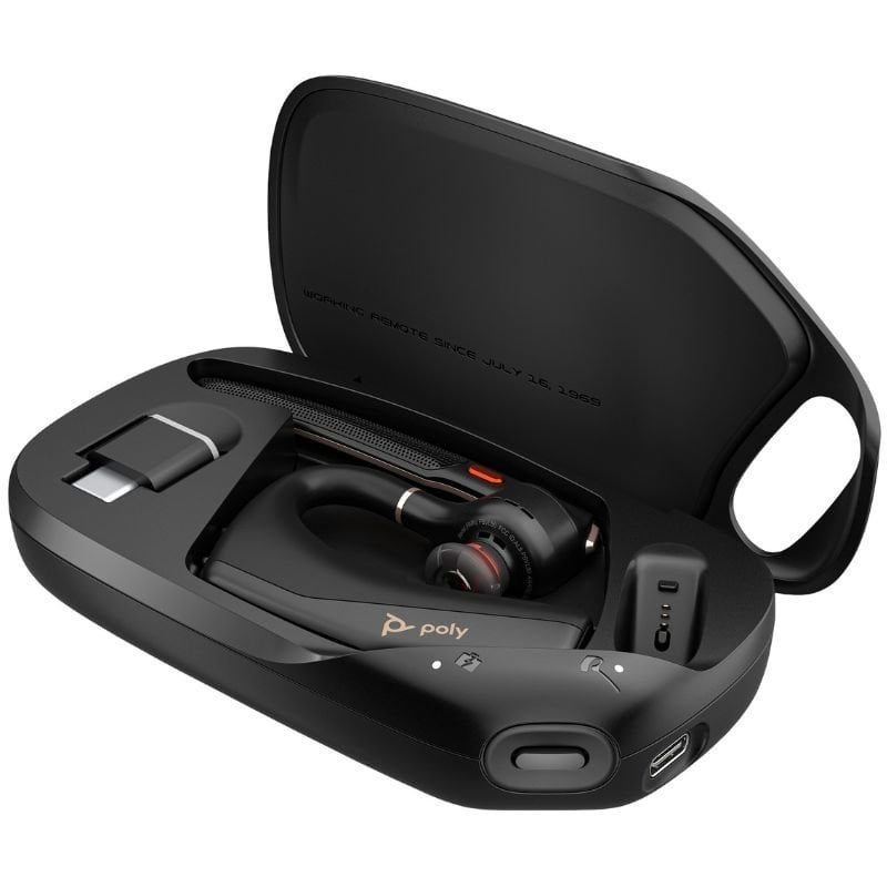 Fones de ouvido sem fio Poly Voyager Legend 50 UC | com estojo de carregamento | Bluetooth| Preto