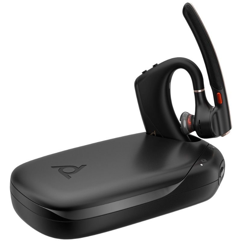 Fones de ouvido sem fio Poly Voyager Legend 50 UC | com estojo de carregamento | Bluetooth| Preto