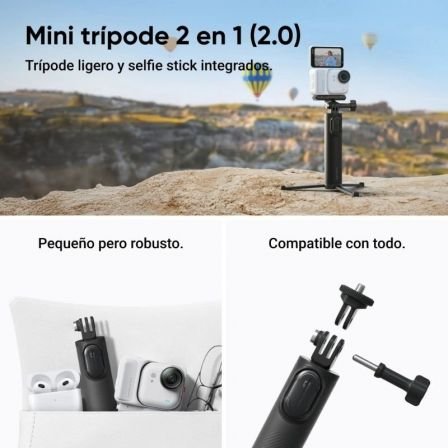 Insta360 GO Ultra Pack Criador de Câmeras Esportivas Digitais|4K| Ângulo de Visão 360º|Preto