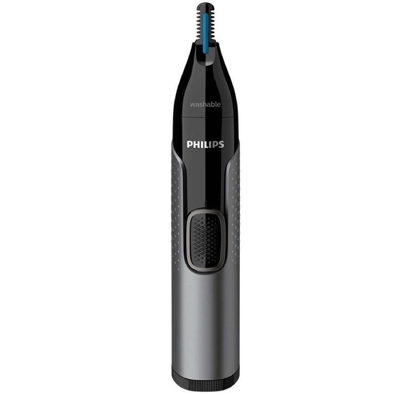 Aparador de Pelos do Nariz Philips Nose Trimmer 3650 Série 3000| a Pilhas| 3 Acessórios