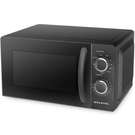 Grunkel MWG-20NG| 700W| 20L Capacidade| Função da Grelha| Micro-ondas Preto