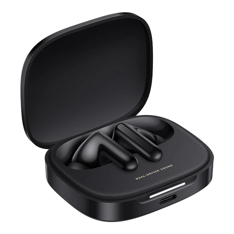 Fones de ouvido pretos Xiaomi Buds 6