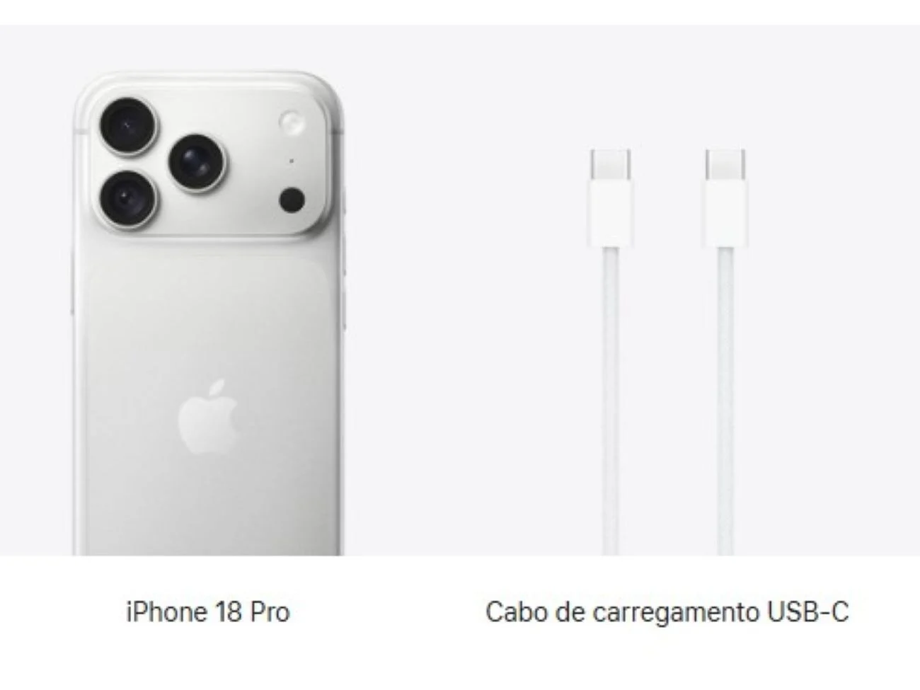 Smartphone Apple iPhone 18 Pro 1 TB | 6,3"| 5G| Prata