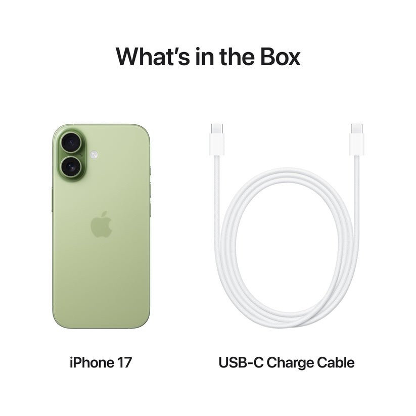 Smartphone Apple iPhone 17 256GB| 6.3"| 5G| Verde-sálvia