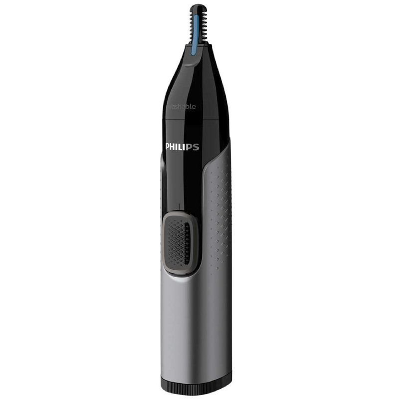 Aparador de Pelos do Nariz Philips Nose Trimmer 3650 Série 3000| a Pilhas| 3 Acessórios