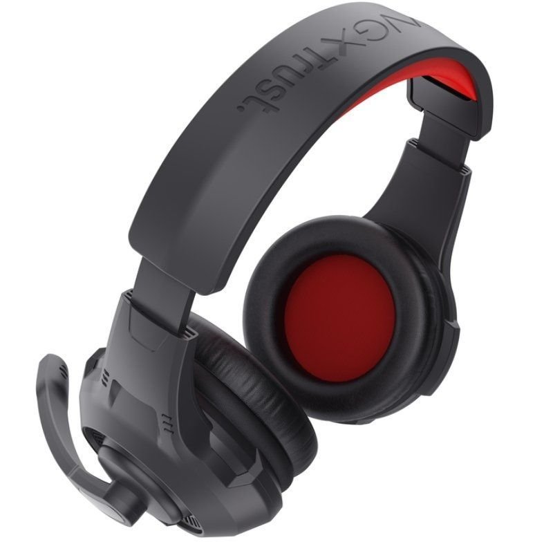 Confie nos Fones de Ouvido Gaming Gaming com Microfone 24785| Conector 3.5|Vermelho e Preto