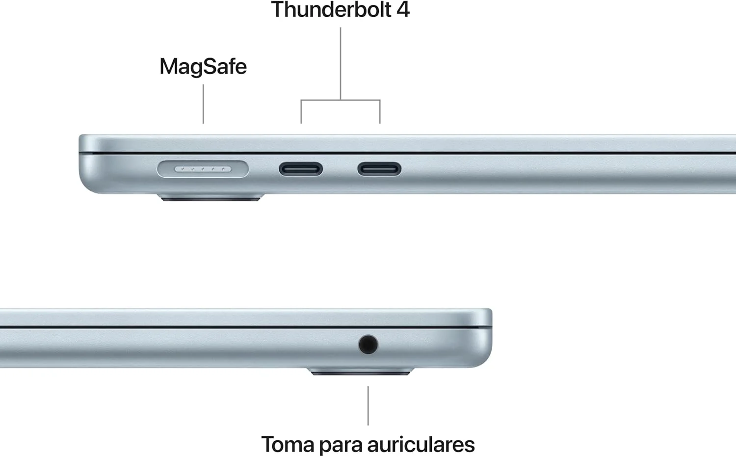 Apple Macbook Air 13,6"| CPU M5 de 10 núcleos| 16GB| SSD de 512GB| GPU de 8 núcleos| Azul