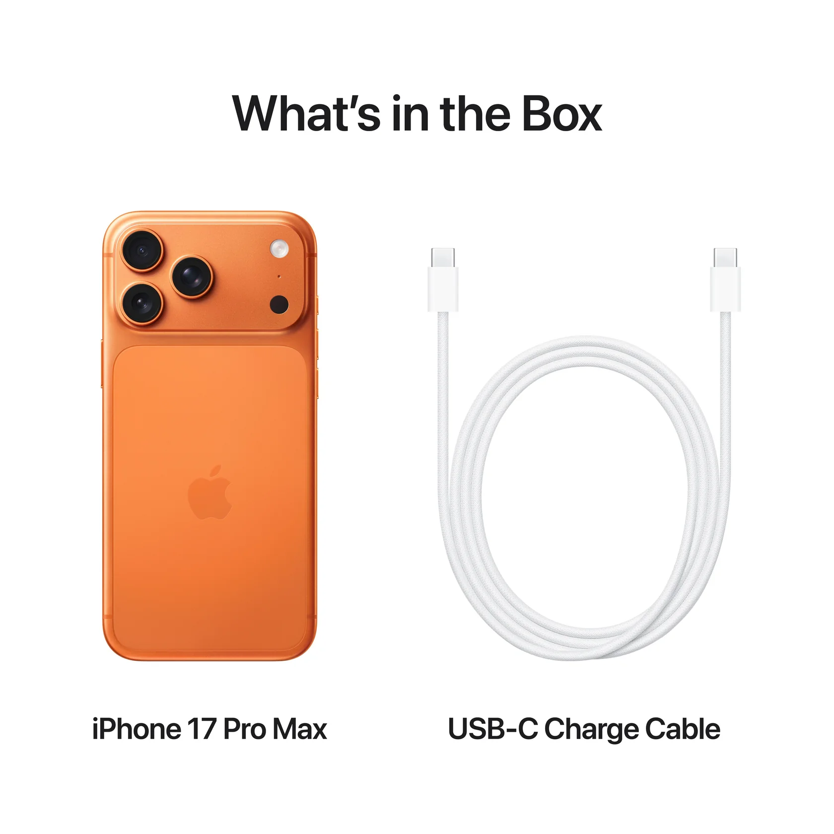 Smartphone Apple iPhone 17 Pro Max 2TB| 6.9'| 5G| Laranja cósmica