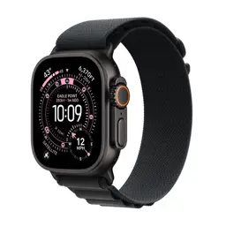 Apple Watch Ultra 3 | GPS| telemóvel| 49mm| Caixa preta de titânio | cinta alpina preta l