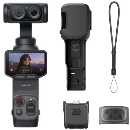 Insta360 Luna Pro Câmera Digital Esportiva | 8K | Ângulo de Visão 360º | Preto