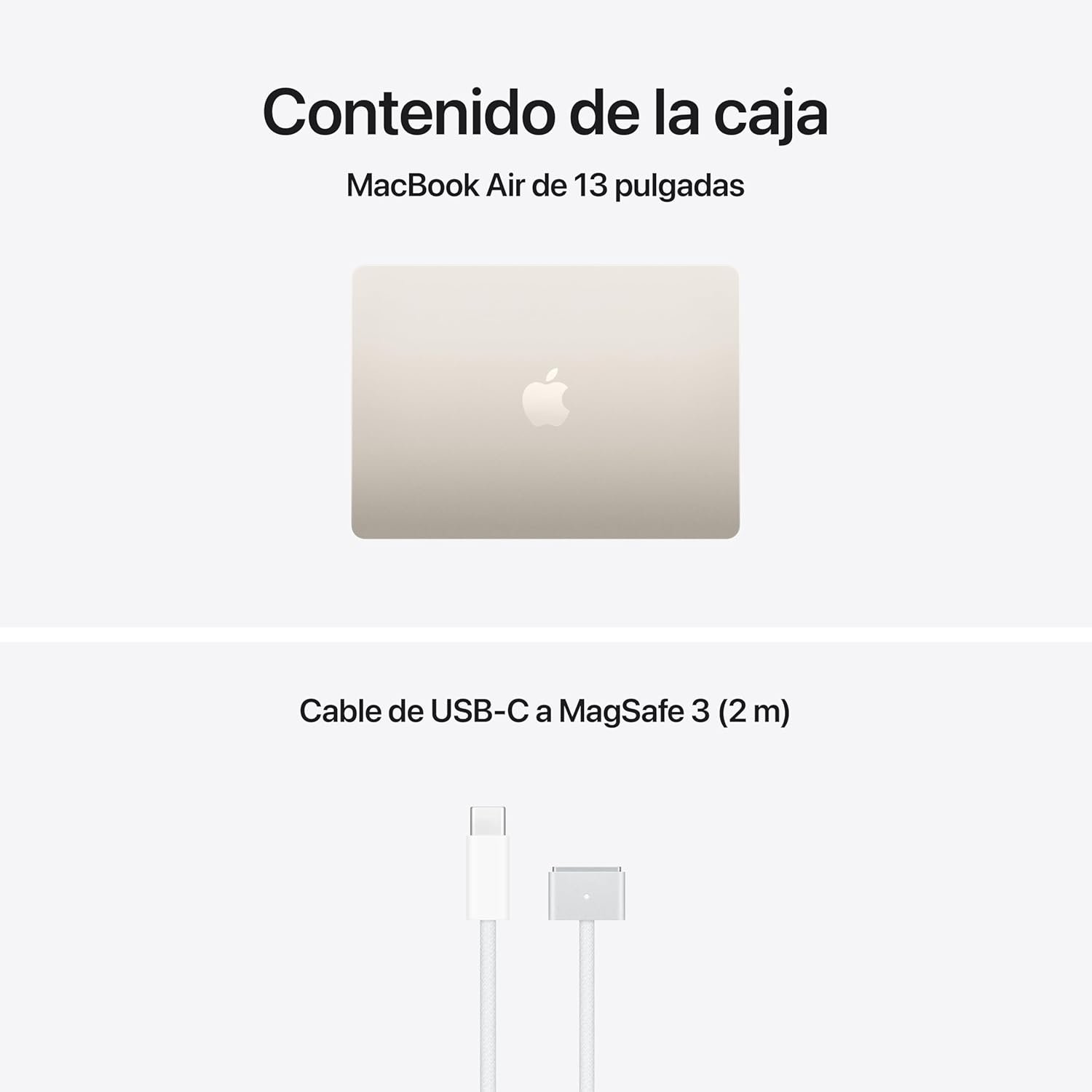 Apple Macbook Air 13,6"| CPU M5 de 10 núcleos| 16GB| SSD de 512GB| GPU de 8 núcleos| Branco estrela