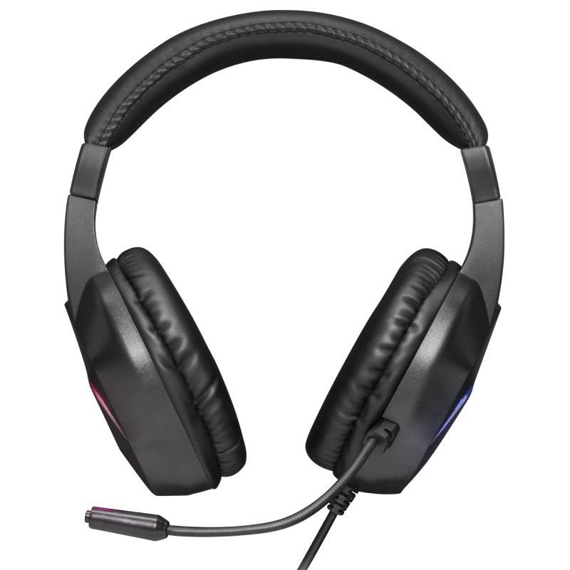 Mars Gaming MH122| Jack, 3.5 Jack| Fones de Ouvido Pretos para Jogos com Microfone