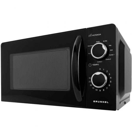 Grunkel MWG-20NG| 700W| 20L Capacidade| Função da Grelha| Micro-ondas Preto