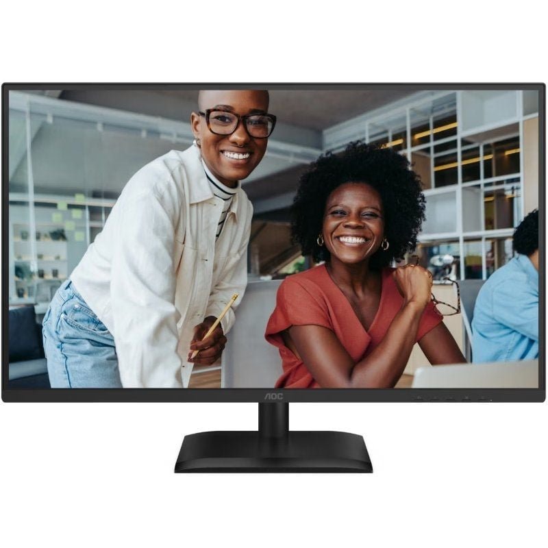 Monitor profissional AOC 27E4U 27"| Full HD| Multimídia| Altura ajustável | Preto