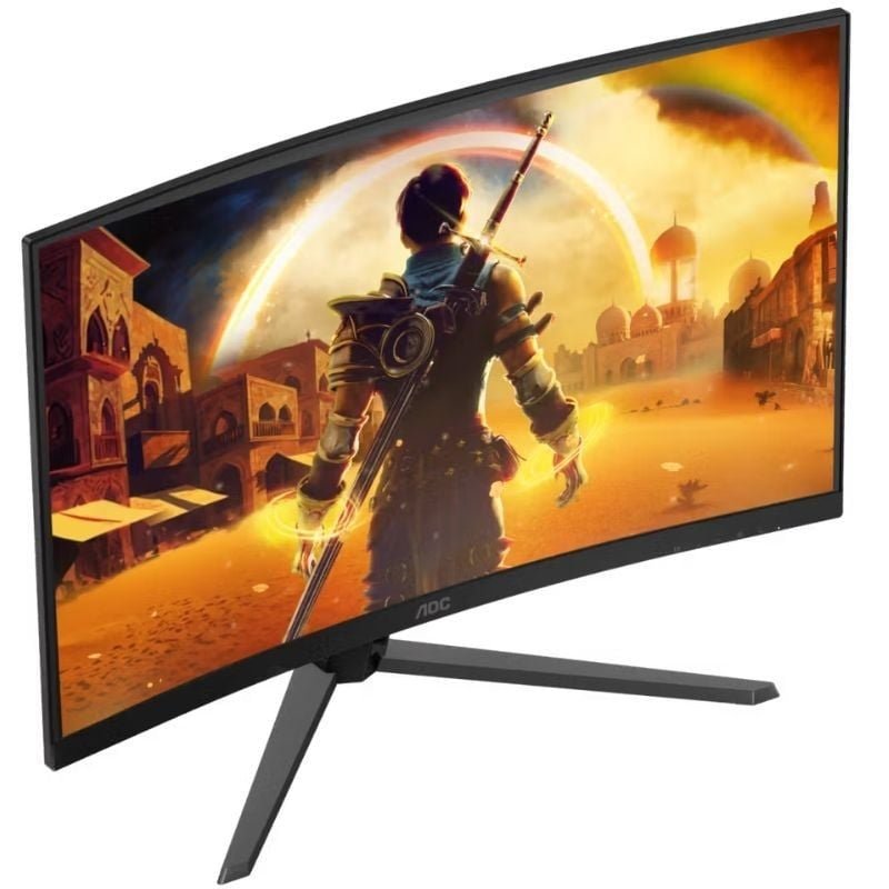 Monitor de jogos curvos AOC C32G42ZE 31,5| Full HD| 0,3ms| 240Hz| VA| Preto