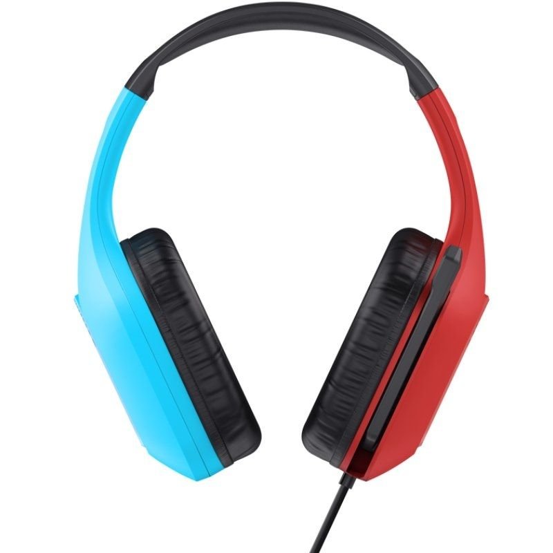 Fones de ouvido gamers Trust Gaming GXT 416S com microfone Zirox| Jack-3.5| azul e vermelho