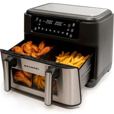 Freidadora a ar | Sem óleo Grunkel Dualflexifryer | 2800W | Capacidade 10L