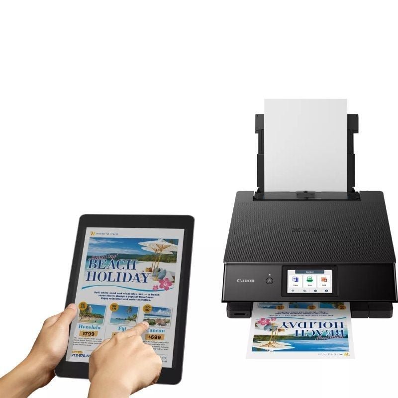 Multifunções fotográficas Canon PIXMA TS8750 WiFi | Duplex| Preto