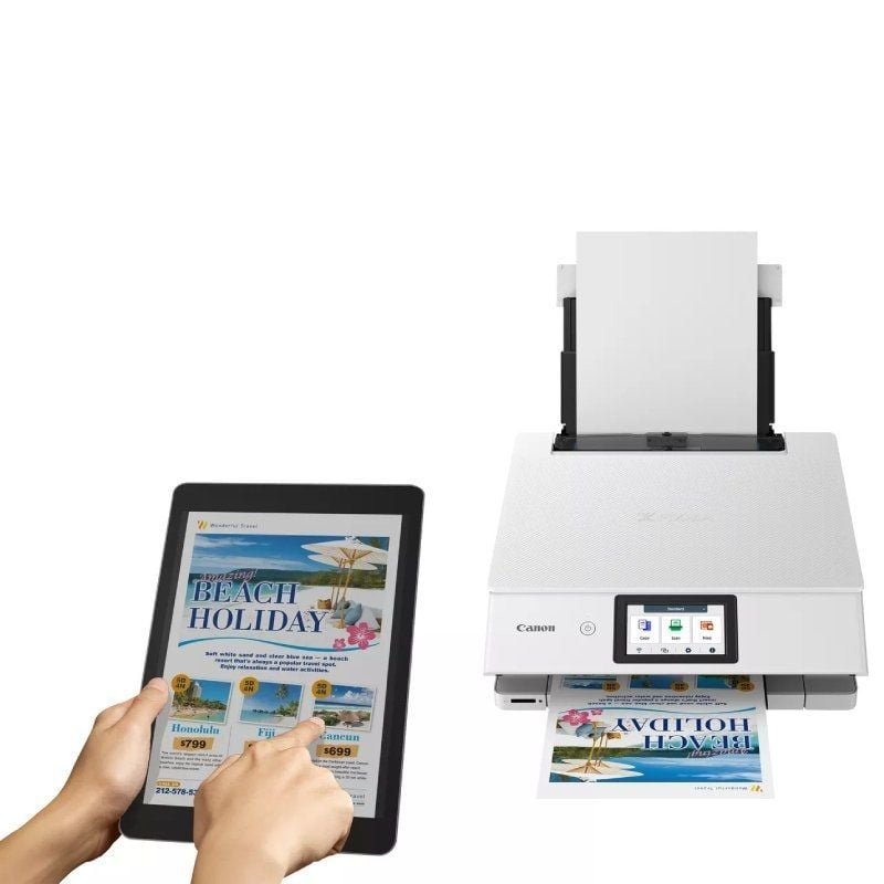 Multifunções fotográficas Canon PIXMA TS8751 WiFi | Duplex| Branco