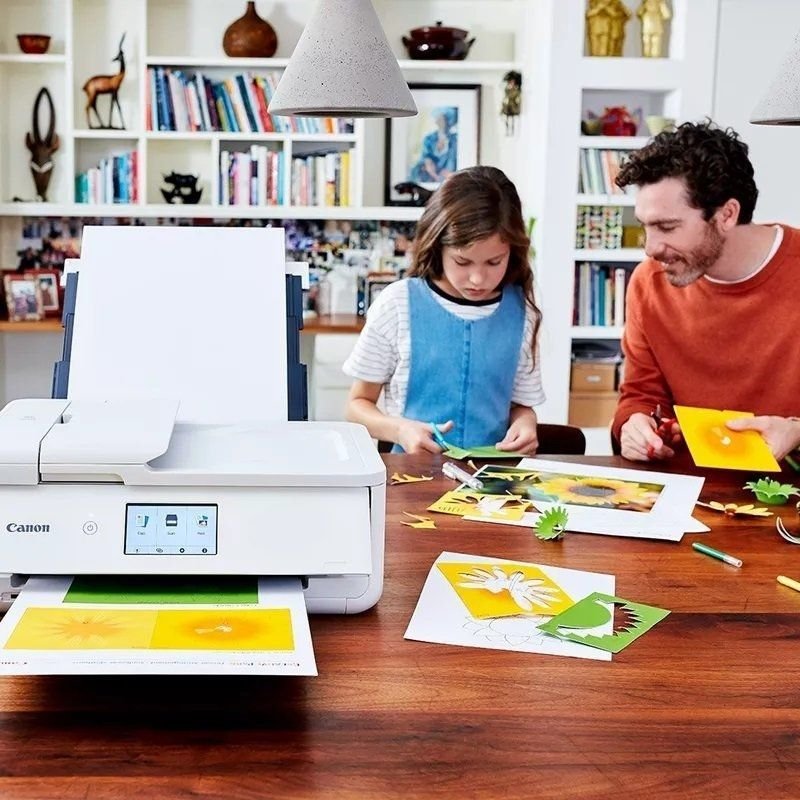 Multifuncional A3 Canon PIXMA TS9551Ca WiFi| Duplex| Branco