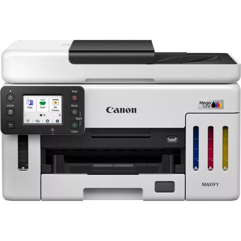 Canon MAXIFY GX6150 MegaTank WiFi recarregável multifuncional | Duplex| Branco