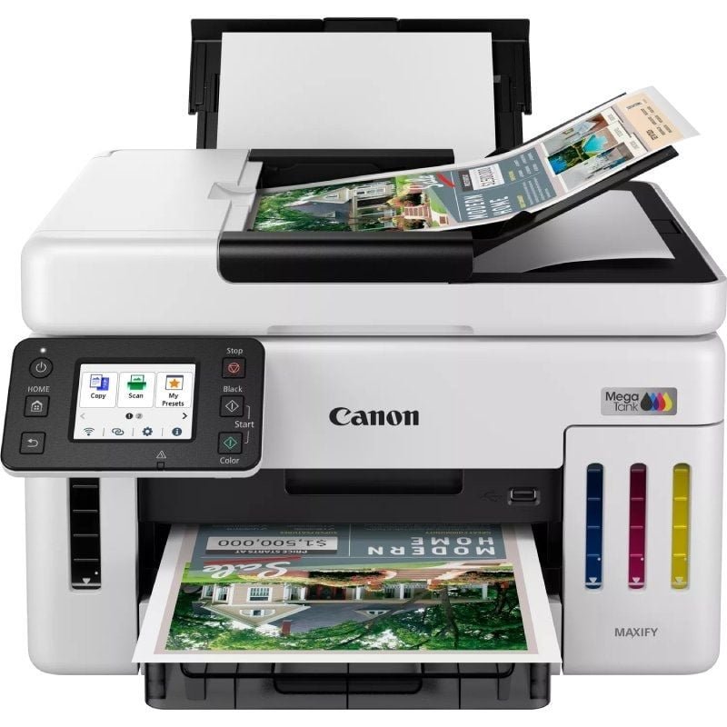 Canon MAXIFY GX6150 MegaTank WiFi recarregável multifuncional | Duplex| Branco
