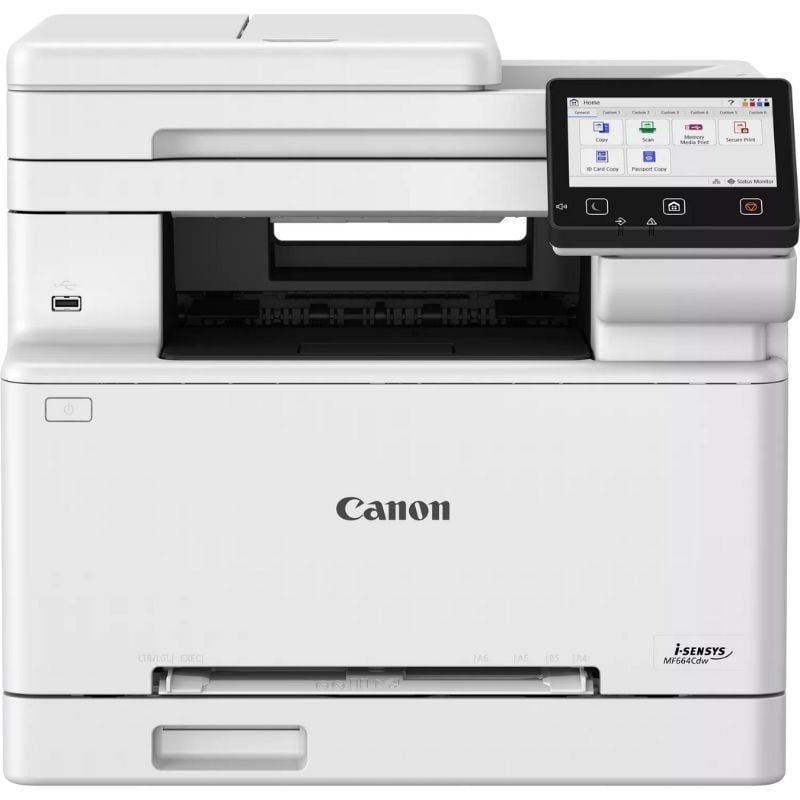 Multifuncional laser colorido Canon i-SENSYS MF664CDW WiFi | Duplex| Branco