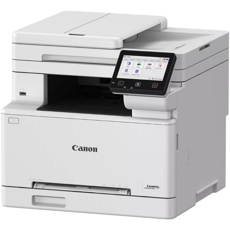 Multifuncional laser colorido Canon i-SENSYS MF664CDW WiFi | Duplex| Branco