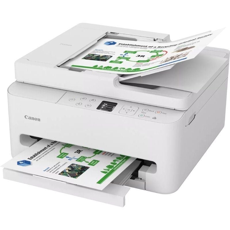 Multifuncional Canon PIXMA TS7550i WiFi| Duplex| Branco