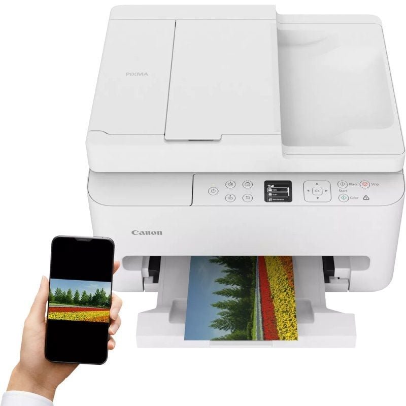 Multifuncional Canon PIXMA TS7550i WiFi| Duplex| Branco