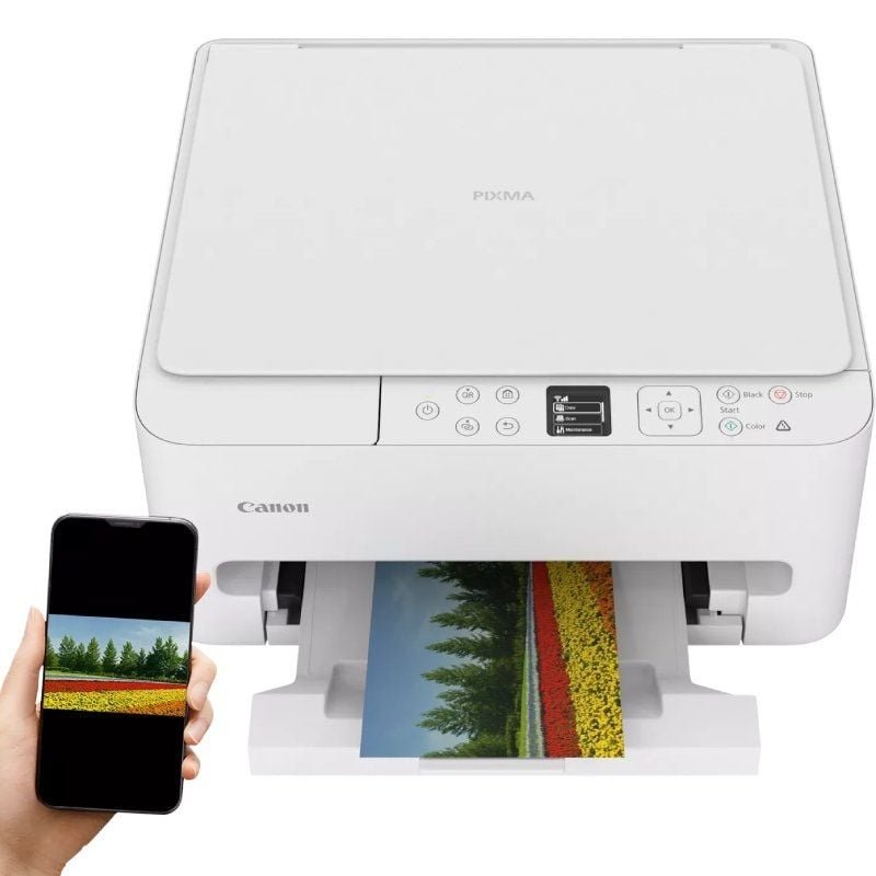 Multifuncional fotográfica Canon PIXMA TS6550i WiFi | Duplex| Branco