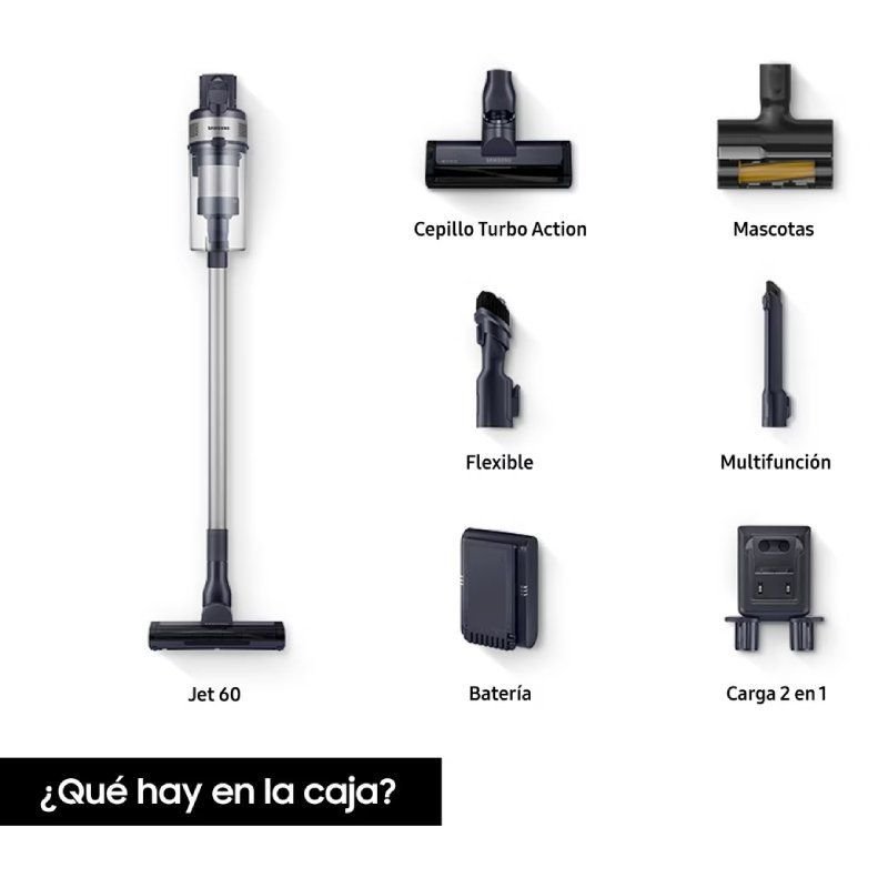 Aspirador de palito com Samsung Jet 65 Pet| 150W| Duração da Bateria 40 Min