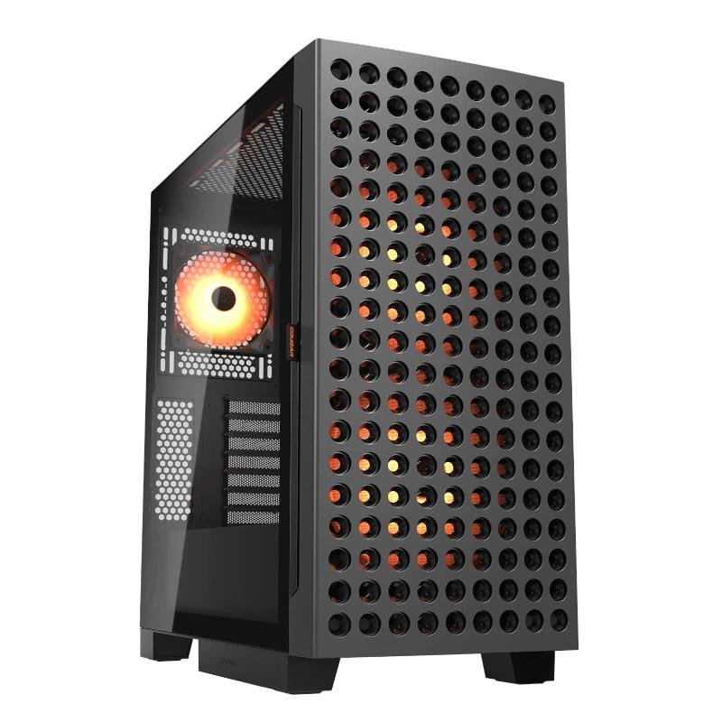 Cougar semi-torre airface eco rgb preto