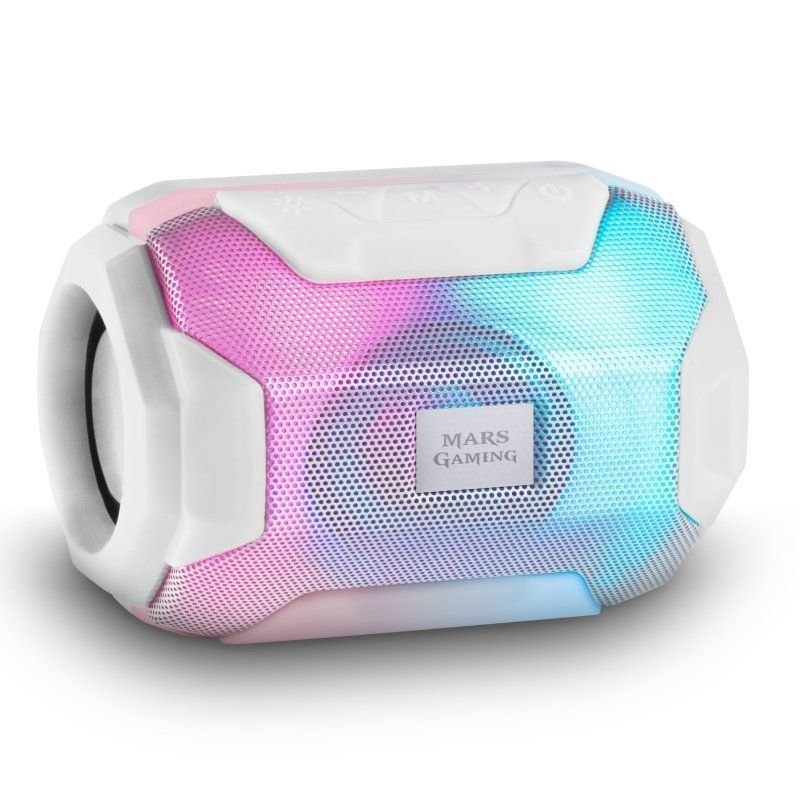 Mars Gaming MSBAXW alto-falante bluetooth| 10W| 1.0| Branco