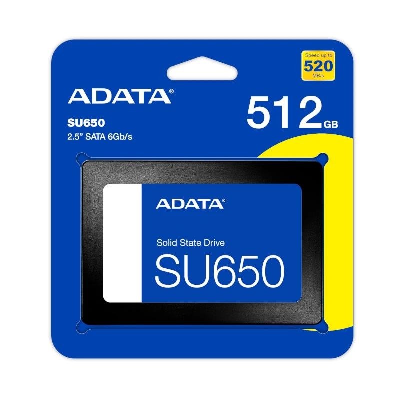 ADATA SSD Ultimate SU650 512GB 3D NAND 2.5" SATA3