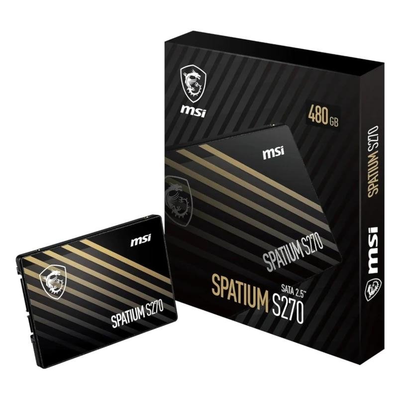 MSI SSD Spatium S270 480GB 2.5" SATA 3 6Gbps