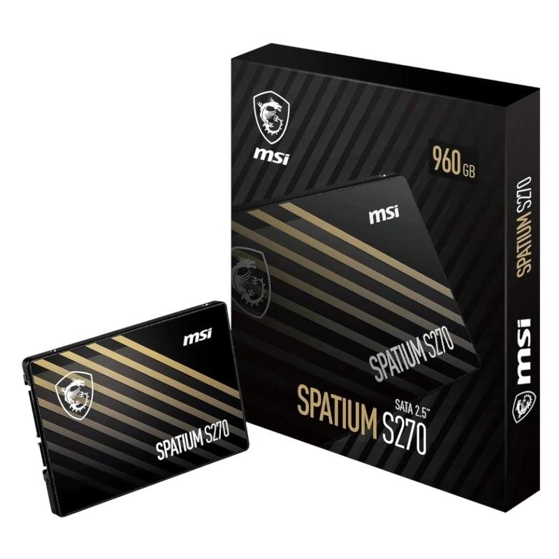 MSI SSD Spatium S270 960GB 2.5" SATA 3 6Gbps