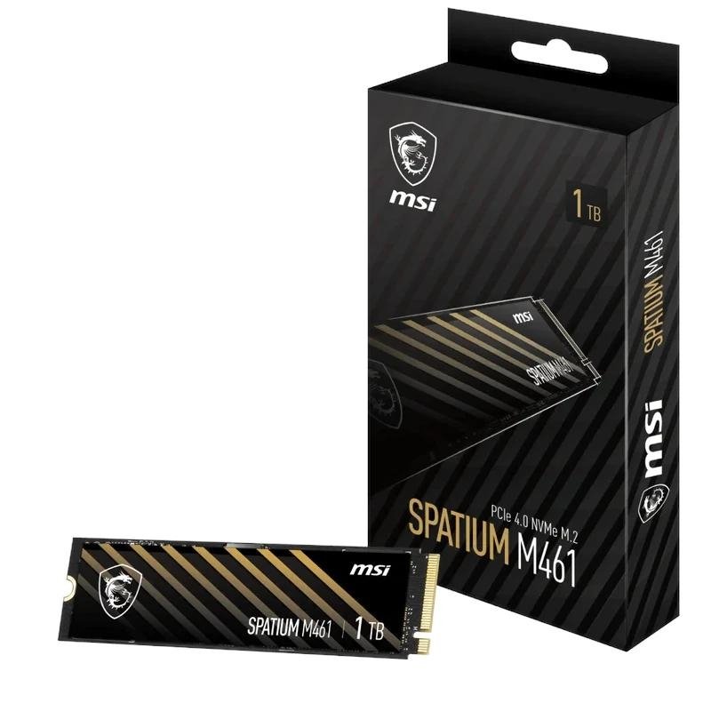 MSI SSD Spatium M461 1TB PCIe 4.0 NVMe 5000 MB-S